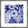 Glazed Pot Ceramic Pattern Close Up Framed Print