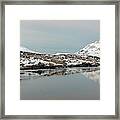 Glencoe Snow Mountain Winter Sunrise Framed Print