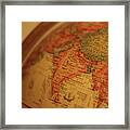 Global India Framed Print