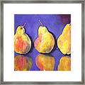 Glorious Pears Framed Print