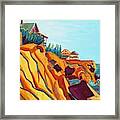 Gloucester Cliffs Framed Print