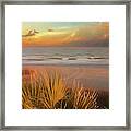 Glowing Sunset Framed Print