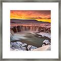 Godafoss Framed Print