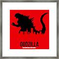 Godzilla Framed Print