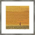 Golden Dream Framed Print