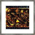 Golden Ship Of Stars And Dreams Framed Print