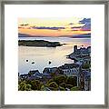 Good Night Oban - Scotland - Sunset Framed Print