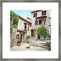 Gourdon, French Riviera, France Framed Print