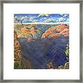 Grand Canyon And Mather Point Framed Print