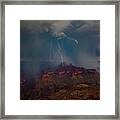 Grand Canyon Under Thunderstorm Framed Print