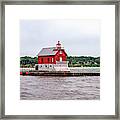 Grand Haven Outer Lighthouse Framed Print