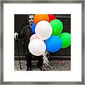 Grandpops Balloons Framed Print