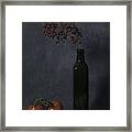 Grapes And Tomatoes Framed Print