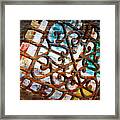 Grate Abstract Framed Print