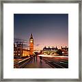 Great Britain - Big Ben, Parliament Framed Print