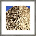 Great Pyramid Of Cheops - Giza, Egypt Framed Print
