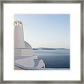 Greece, Cyclades, Thira, Santorini Framed Print