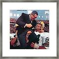 Green Bay Packers Coach Vince Lombardi, Super Bowl Ii Sports Illustrated Cover Framed Print