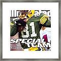 Green Bay Packers Desmond Howard, Super Bowl Xxxi Sports Illustrated Cover Framed Print