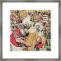 Green Bay Packers Jim Taylor And Forrest Gregg Sports Illustrated Cover Framed Print