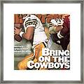 Green Bay Packers Qb Brett Favre, 1996 Nfc Divisional Sports Illustrated Cover Framed Print