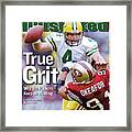 Green Bay Packers Qb Brett Favre... Sports Illustrated Cover Framed Print