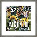 Green Bay Packers Vs Pittsburgh Steelers, Super Bowl Xlv Sports Illustrated Cover Framed Print