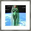 Green Lantern Rising Framed Print