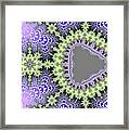 Grey Lake Fantasy Purple Framed Print