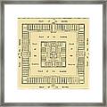Ground-plan Of The Temple Of Solomon Framed Print