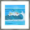 Grubbing At The Crest Framed Print