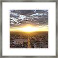 Guadalupe Sunset Framed Print