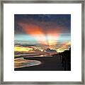 Gulf Sunset Framed Print