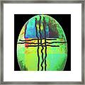 Happy Easter Peace Be With You Framed Print