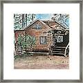 Happy Pines Home Framed Print
