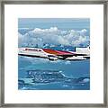 Hawaiian Airlines L-1011 Over The Islands Framed Print