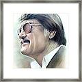 Hayden Fry - Color Framed Print