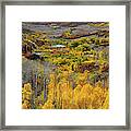 Heading South From Mcclure Pass Framed Print