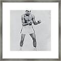 Heavyweight Boxer Muhammad Ali Framed Print