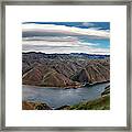 Hells Canyon Panoramic Framed Print