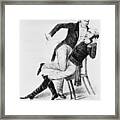 Henry Clay Sewing Andrew Jacksons Mouth Framed Print