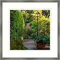 Heritage Harbor Walkway Framed Print