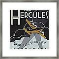 Herk Deco - Mechanic Framed Print