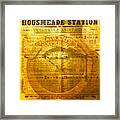 Hogsmeade Station And Hogwarts Express Framed Print