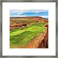 Hole 13 At Sand Hollow Golf Course Framed Print