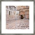 Holy Sepulcher In Jerusalem Framed Print