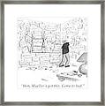 Hon, Mueller's Got This. Come To Bed. Framed Print