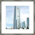 Hong Kong Skyscraper International Framed Print