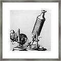 Hookes Microscope Framed Print