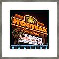 Hooters Gallery Button Framed Print